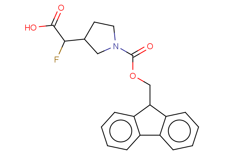 2-(1-{[(9H-fluoren-9-yl)methoxy]carbonyl}pyrrolidin-3-yl)-2-fluoroacetic acid