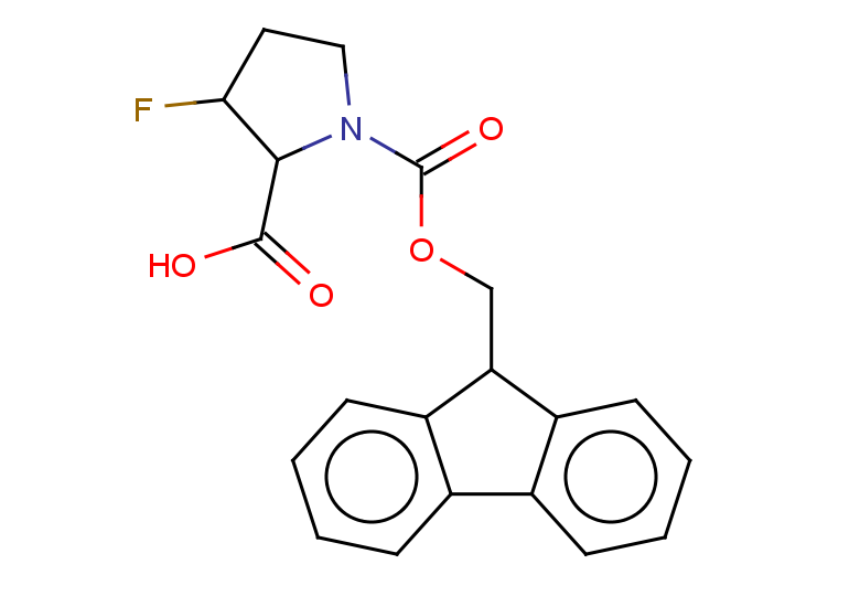 1-{[(9H-fluoren-9-yl)methoxy]carbonyl}-3-fluoropyrrolidine-2-carboxylic acid, Mixture of diastereomers