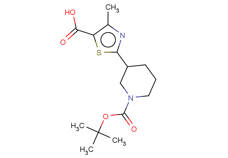 2-{1-[(tert-butoxy)carbonyl]piperidin-3-yl}-4-methyl-1,3-thiazole-5-carboxylic acid