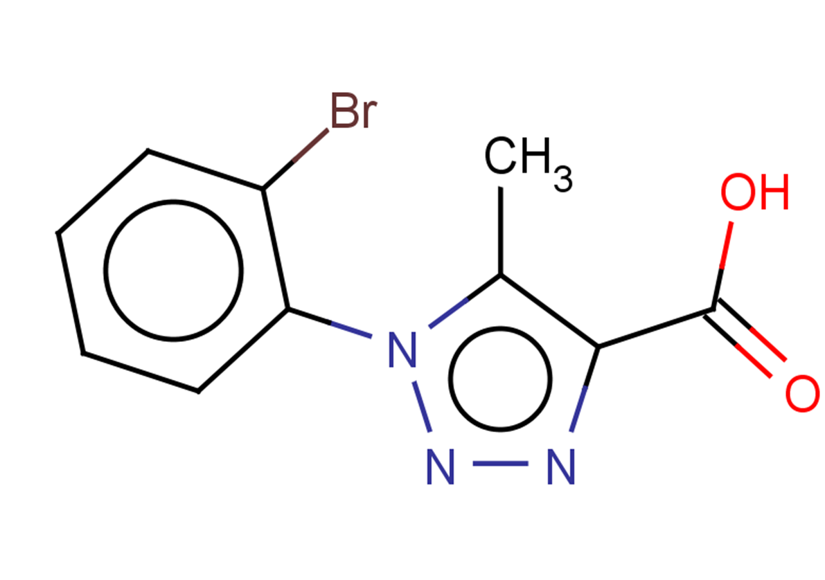 1-(2-bromophenyl)-5-methyl-1H-1,2,3-triazole-4-carboxylic acid