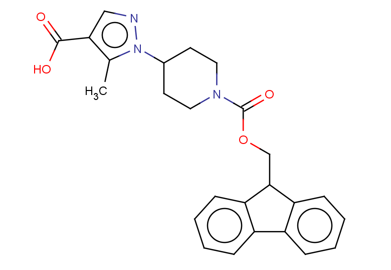 1-(1-{[(9H-fluoren-9-yl)methoxy]carbonyl}piperidin-4-yl)-5-methyl-1H-pyrazole-4-carboxylic acid