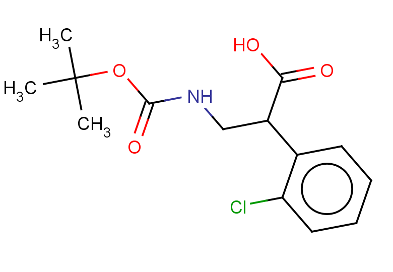 3-{[(tert-butoxy)carbonyl]amino}-2-(2-chlorophenyl)propanoic acid