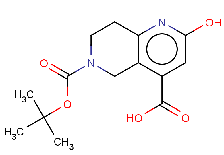 6-[(tert-butoxy)carbonyl]-2-hydroxy-5,6,7,8-tetrahydro-1,6-naphthyridine-4-carboxylic acid