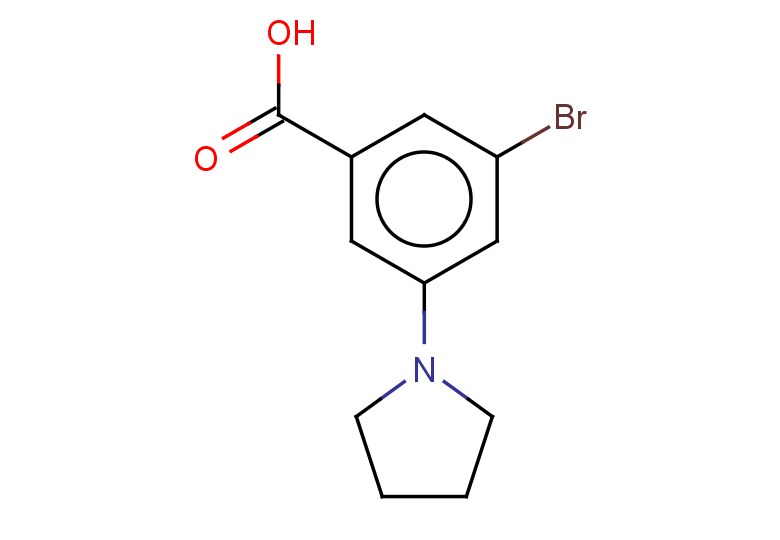 3-bromo-5-(pyrrolidin-1-yl)benzoic acid