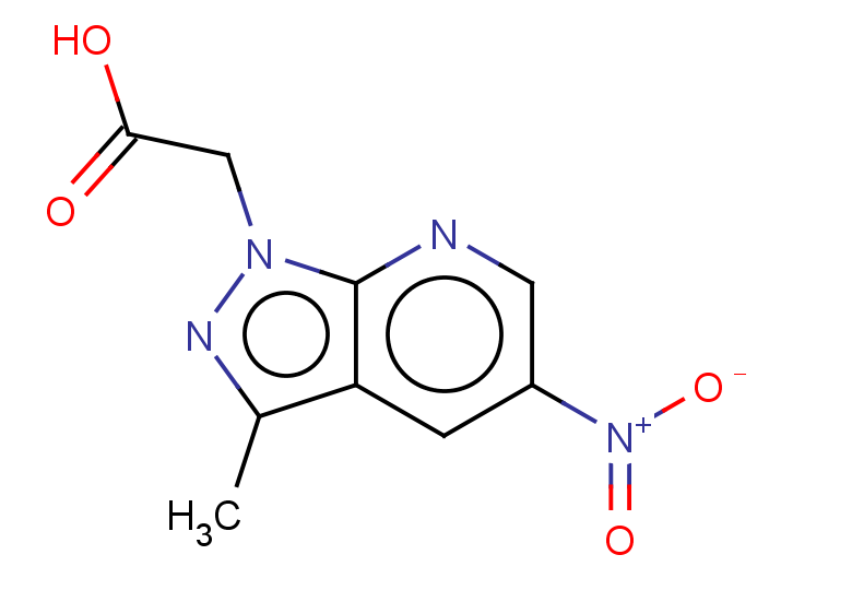 2-{3-methyl-5-nitro-1H-pyrazolo[3,4-b]pyridin-1-yl}acetic acid