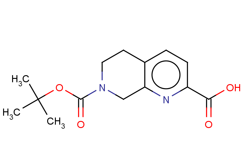 7-[(tert-butoxy)carbonyl]-5,6,7,8-tetrahydro-1,7-naphthyridine-2-carboxylic acid