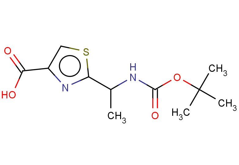 2-(1-{[(tert-butoxy)carbonyl]amino}ethyl)-1,3-thiazole-4-carboxylic acid