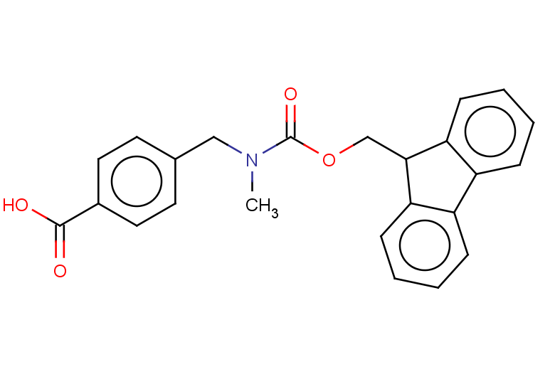 4-({[(9H-fluoren-9-ylmethoxy)carbonyl](methyl)amino}methyl)benzoic acid
