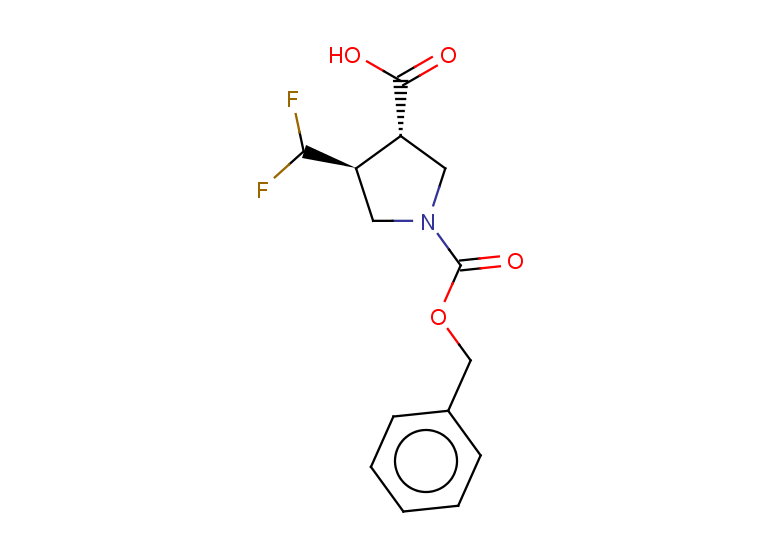 rac-(3R,4R)-1-[(benzyloxy)carbonyl]-4-(difluoromethyl)pyrrolidine-3-carboxylic acid, trans
