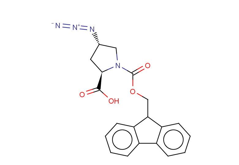 (2R,4S)-4-azido-1-{[(9H-fluoren-9-yl)methoxy]carbonyl}pyrrolidine-2-carboxylic acid