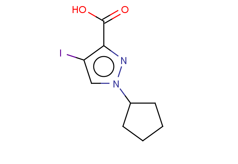 1-cyclopentyl-4-iodo-1H-pyrazole-3-carboxylic acid