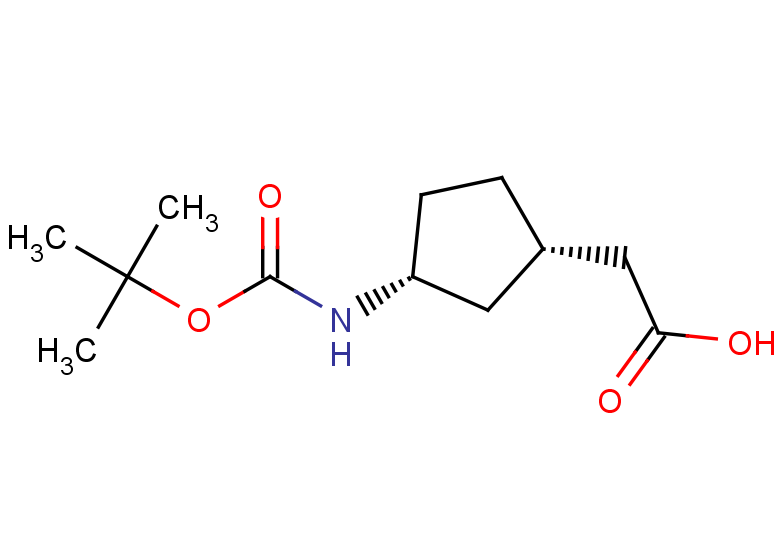 rac-2-[(1R,3S)-3-{[(tert-butoxy)carbonyl]amino}cyclopentyl]acetic acid
