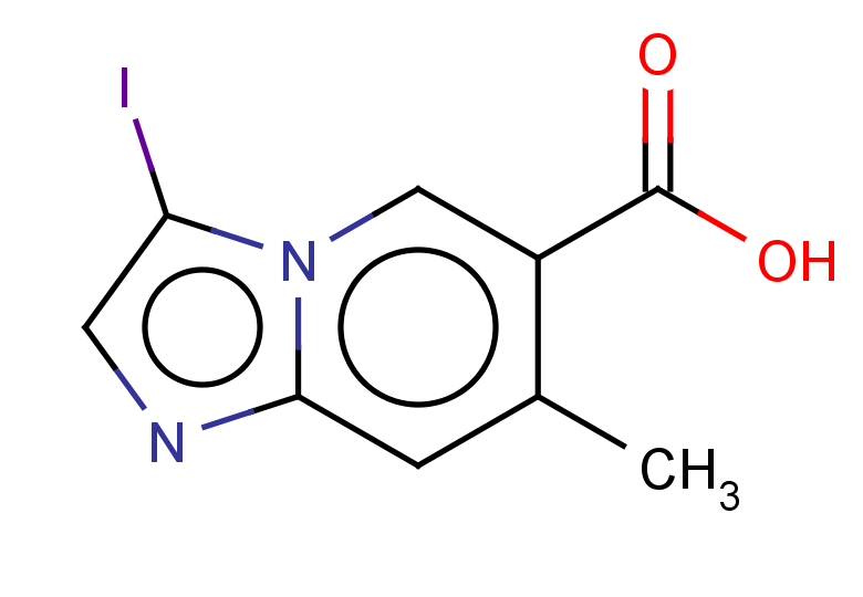 3-iodo-7-methylimidazo[1,2-a]pyridine-6-carboxylic acid