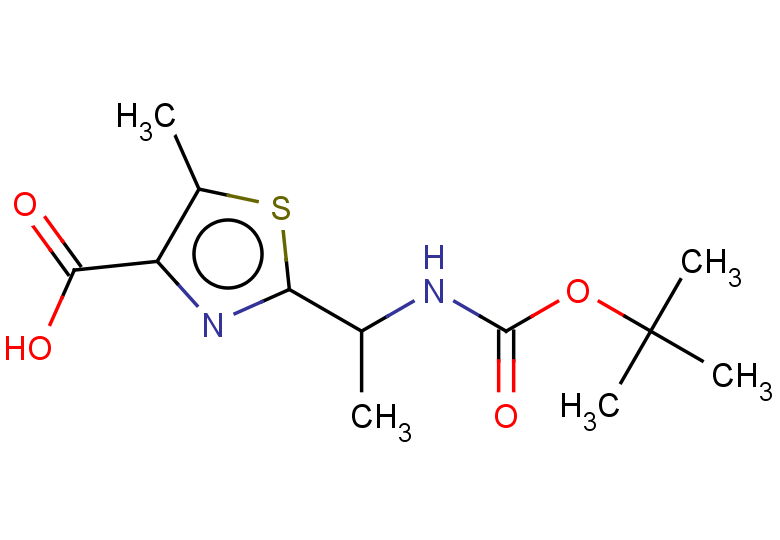 2-(1-{[(tert-butoxy)carbonyl]amino}ethyl)-5-methyl-1,3-thiazole-4-carboxylic acid