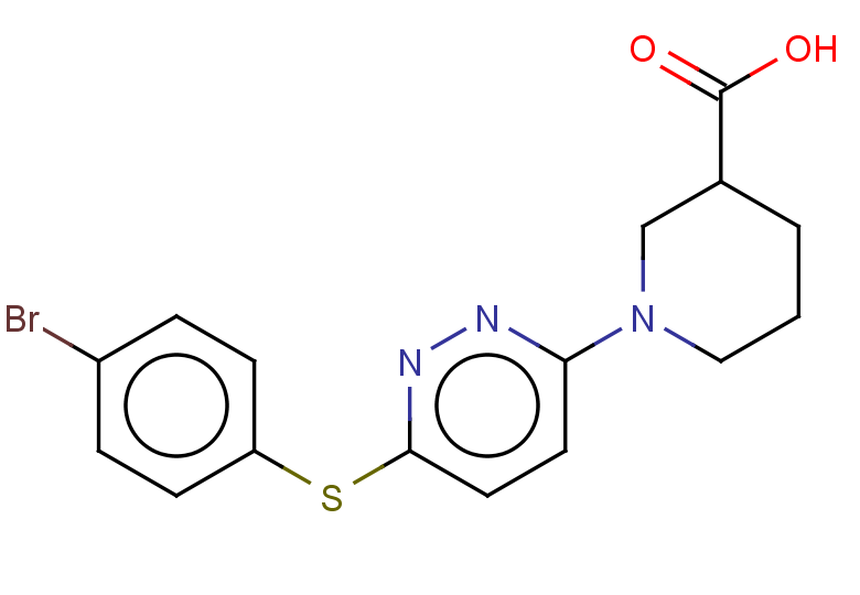 1-{6-[(4-bromophenyl)sulfanyl]pyridazin-3-yl}piperidine-3-carboxylic acid
