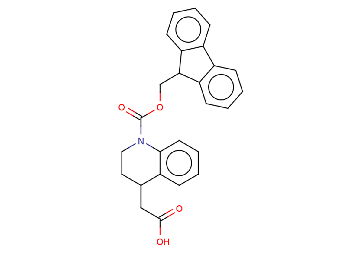 2-(1-{[(9H-fluoren-9-yl)methoxy]carbonyl}-1,2,3,4-tetrahydroquinolin-4-yl)acetic acid