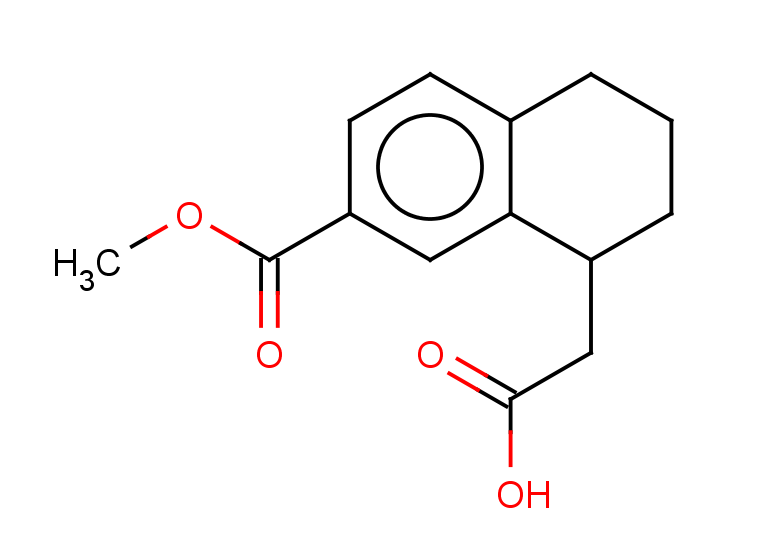 2-[7-(methoxycarbonyl)-1,2,3,4-tetrahydronaphthalen-1-yl]acetic acid