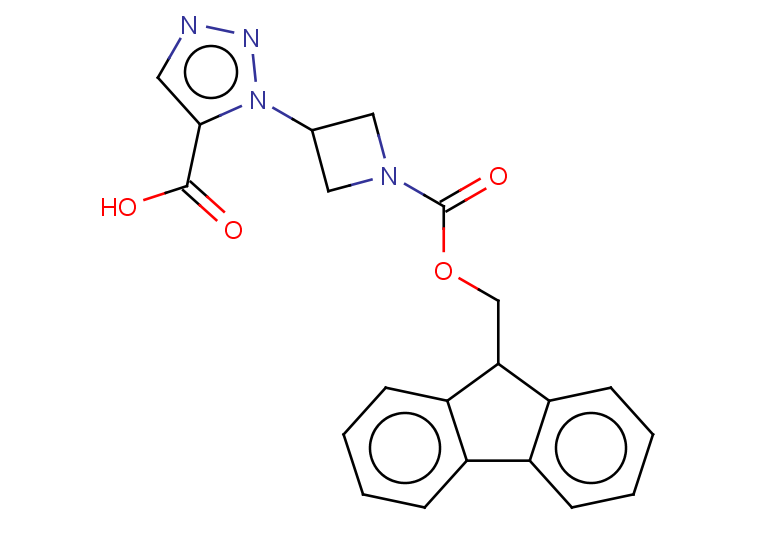 1-(1-{[(9H-fluoren-9-yl)methoxy]carbonyl}azetidin-3-yl)-1H-1,2,3-triazole-5-carboxylic acid