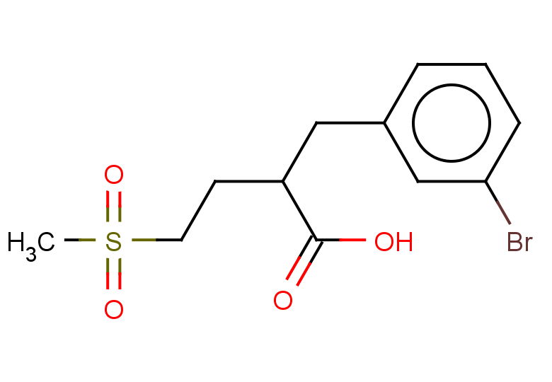 2-[(3-bromophenyl)methyl]-4-methanesulfonylbutanoic acid