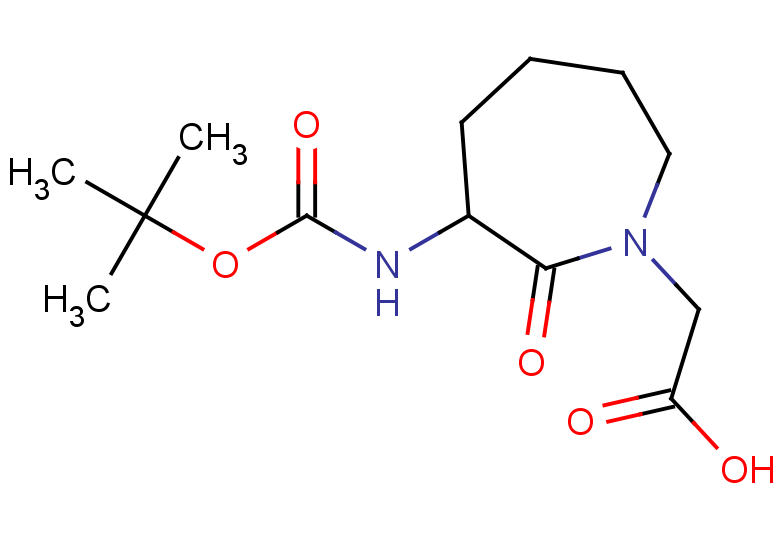 2-(3-{[(tert-butoxy)carbonyl]amino}-2-oxoazepan-1-yl)acetic acid