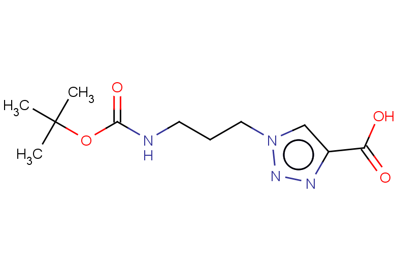 1-(3-{[(tert-butoxy)carbonyl]amino}propyl)-1H-1,2,3-triazole-4-carboxylic acid