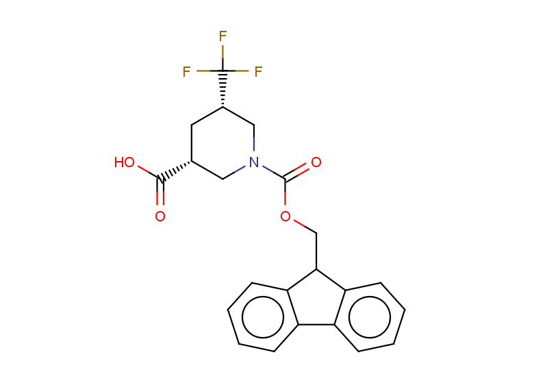 rac-(3R,5S)-1-{[(9H-fluoren-9-yl)methoxy]carbonyl}-5-(trifluoromethyl)piperidine-3-carboxylic acid, cis