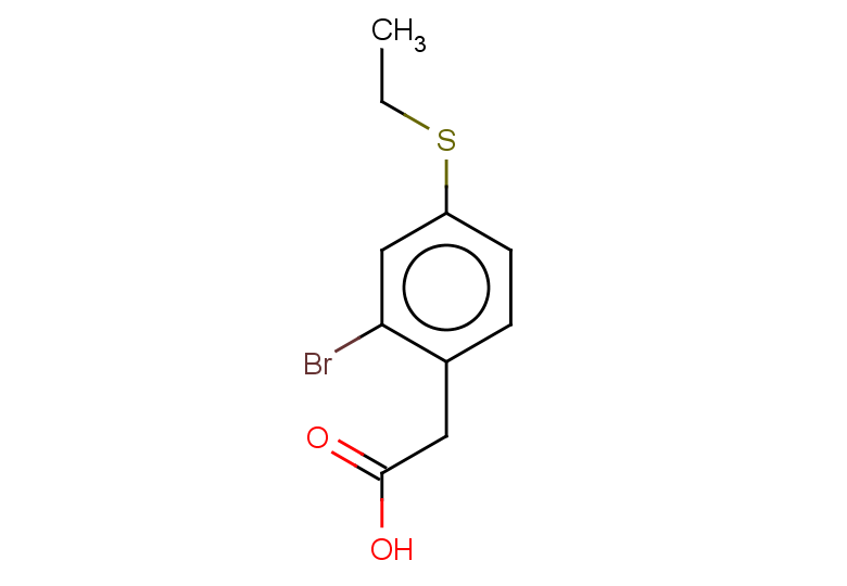 2-[2-bromo-4-(ethylsulfanyl)phenyl]acetic acid
