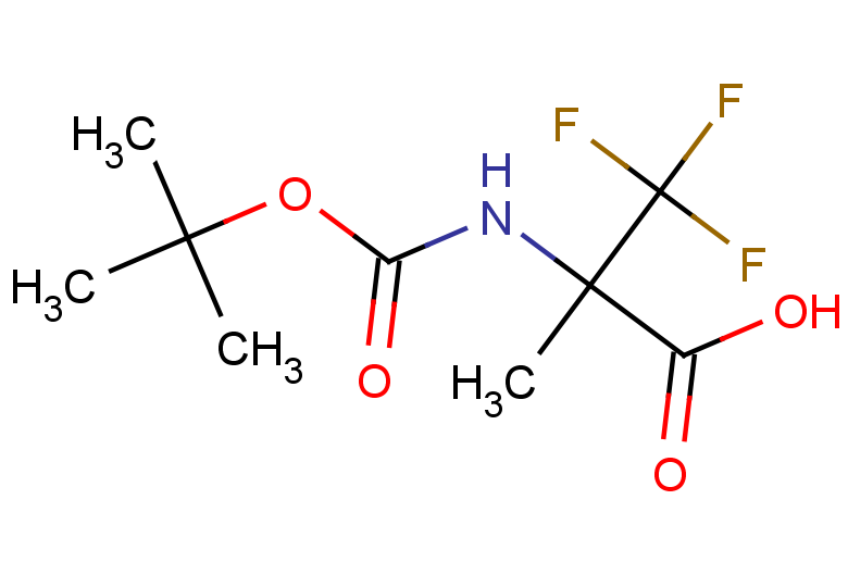 2-{[(tert-butoxy)carbonyl]amino}-3,3,3-trifluoro-2-methylpropanoic acid