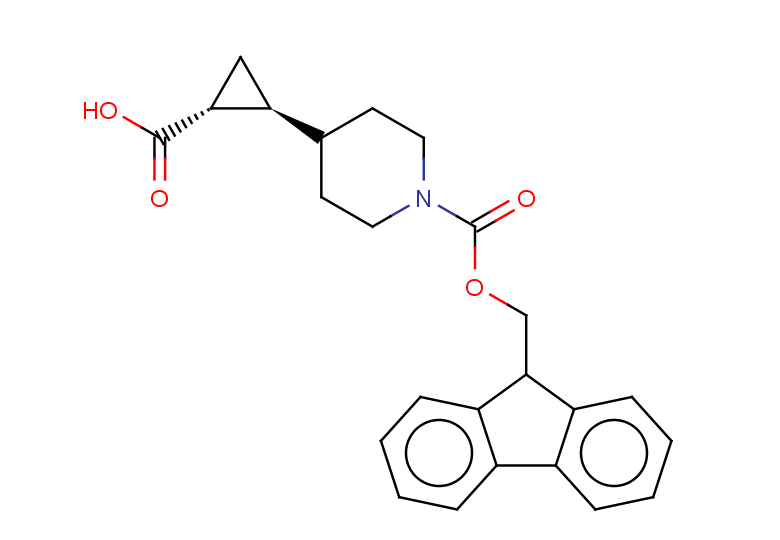 rac-(1R,2S)-2-(1-{[(9H-fluoren-9-yl)methoxy]carbonyl}piperidin-4-yl)cyclopropane-1-carboxylic acid, trans
