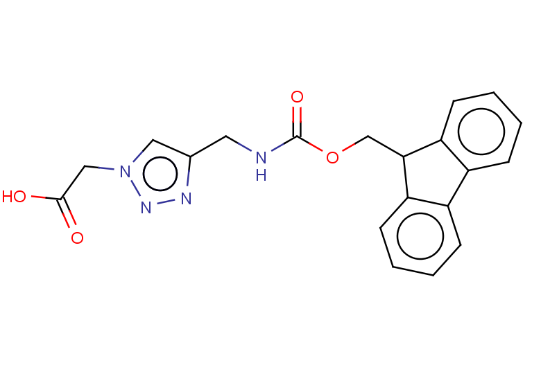 2-{4-[({[(9H-fluoren-9-yl)methoxy]carbonyl}amino)methyl]-1H-1,2,3-triazol-1-yl}acetic acid
