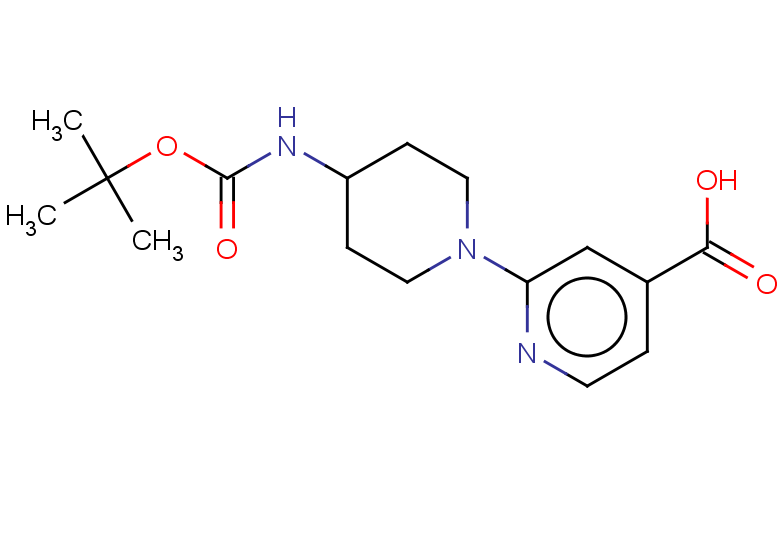 2-(4-{[(tert-butoxy)carbonyl]amino}piperidin-1-yl)pyridine-4-carboxylic acid