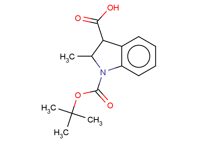 1-[(tert-butoxy)carbonyl]-2-methyl-2,3-dihydro-1H-indole-3-carboxylic acid