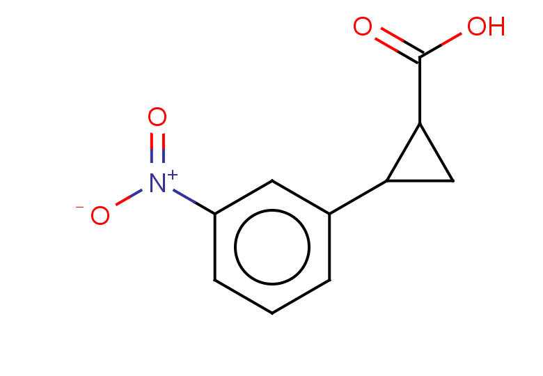 2-(3-nitrophenyl)cyclopropane-1-carboxylic acid
