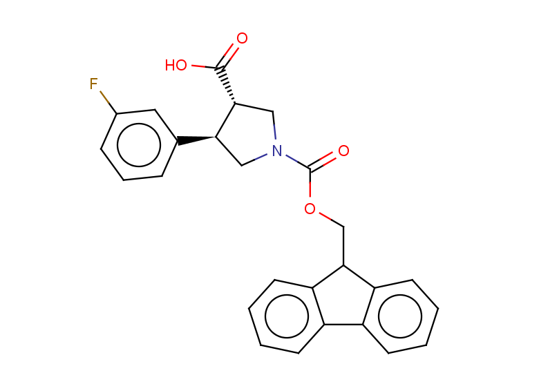 rac-(3R,4S)-1-{[(9H-fluoren-9-yl)methoxy]carbonyl}-4-(3-fluorophenyl)pyrrolidine-3-carboxylic acid