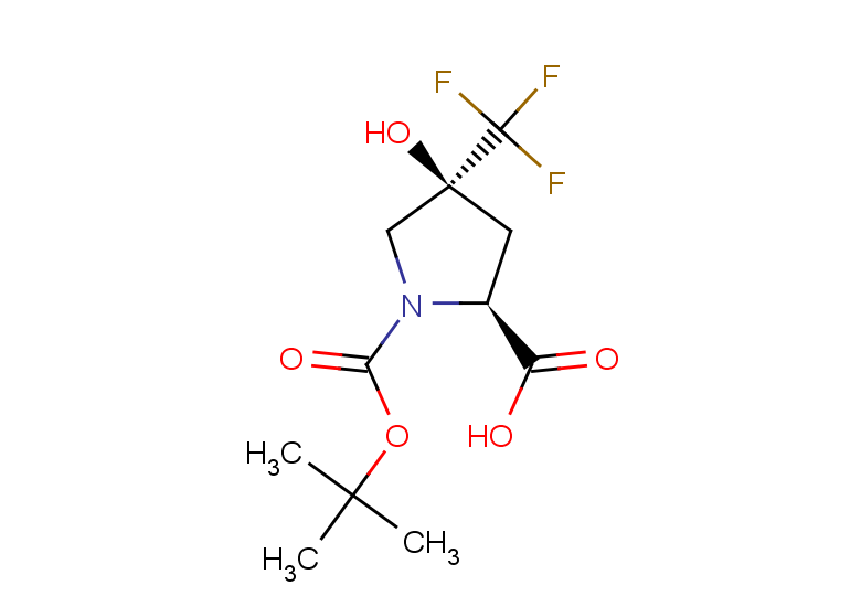 (2S,4S)-1-[(tert-butoxy)carbonyl]-4-hydroxy-4-(trifluoromethyl)pyrrolidine-2-carboxylic acid