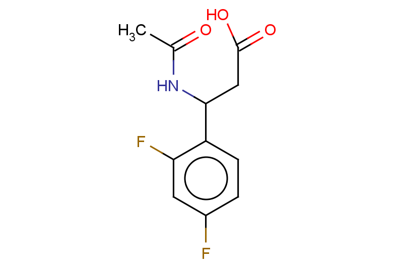 3-(2,4-difluorophenyl)-3-acetamidopropanoic acid
