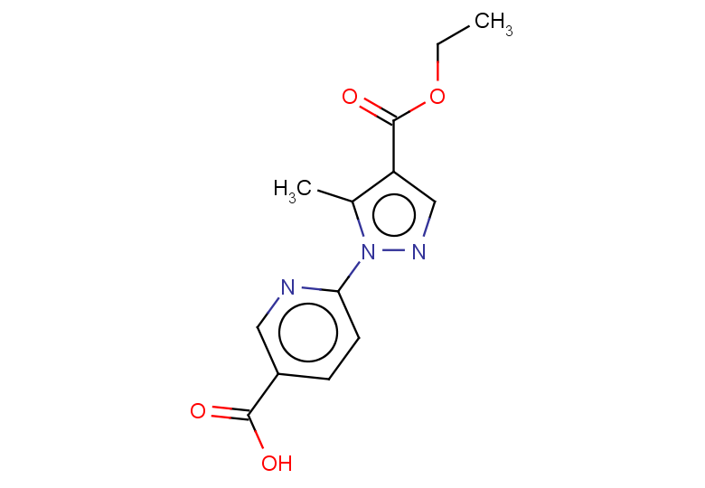 6-[4-(ethoxycarbonyl)-5-methyl-1H-pyrazol-1-yl]pyridine-3-carboxylic acid