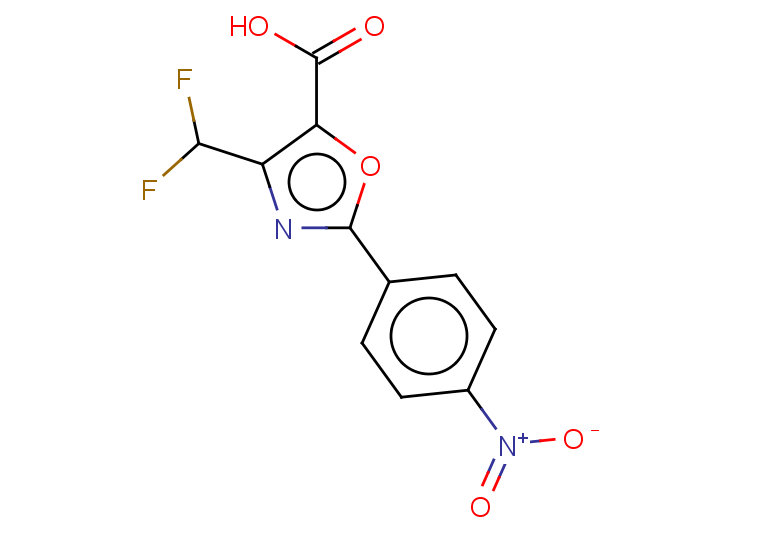 4-(difluoromethyl)-2-(4-nitrophenyl)-1,3-oxazole-5-carboxylic acid
