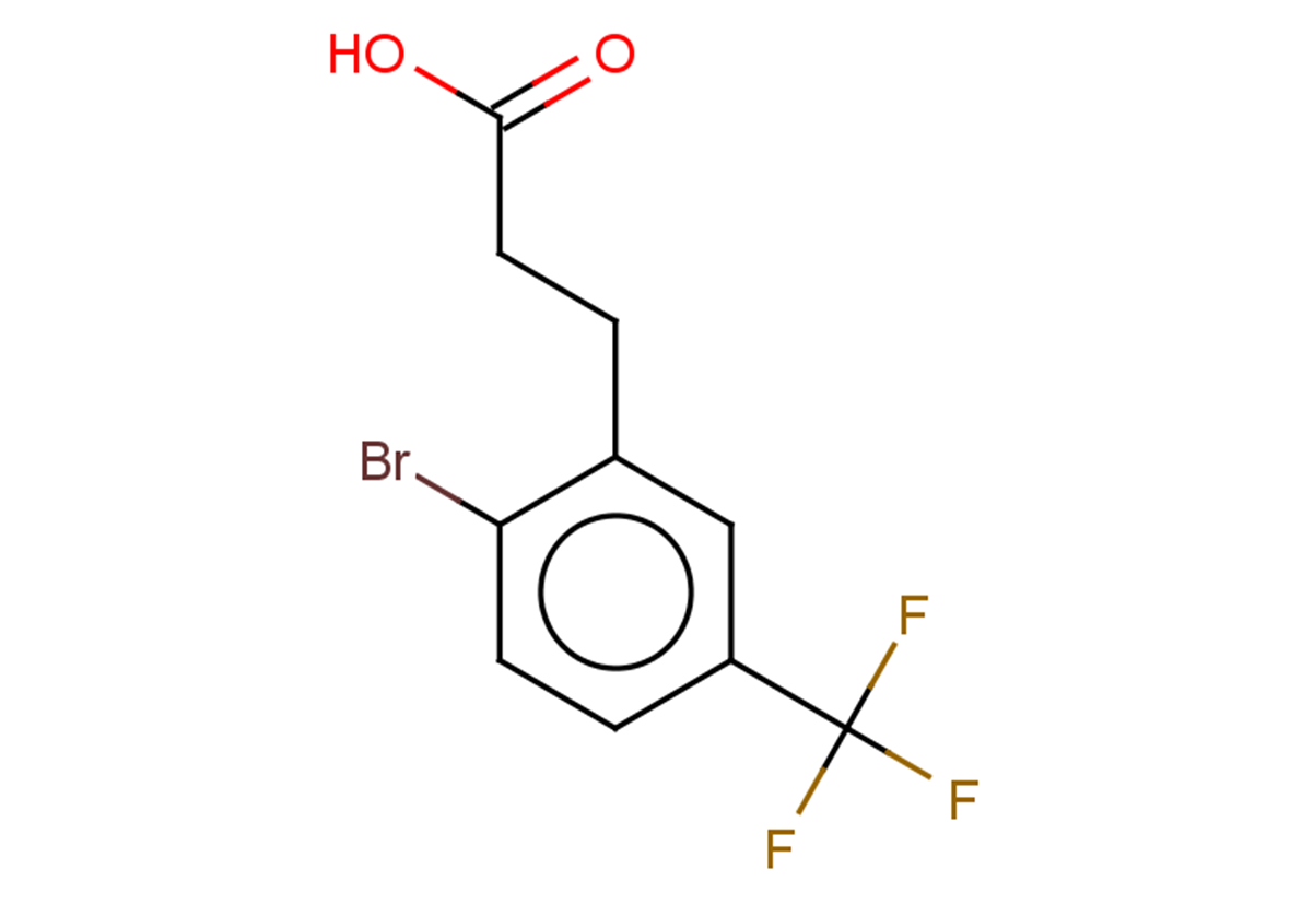 3-[2-bromo-5-(trifluoromethyl)phenyl]propanoic acid