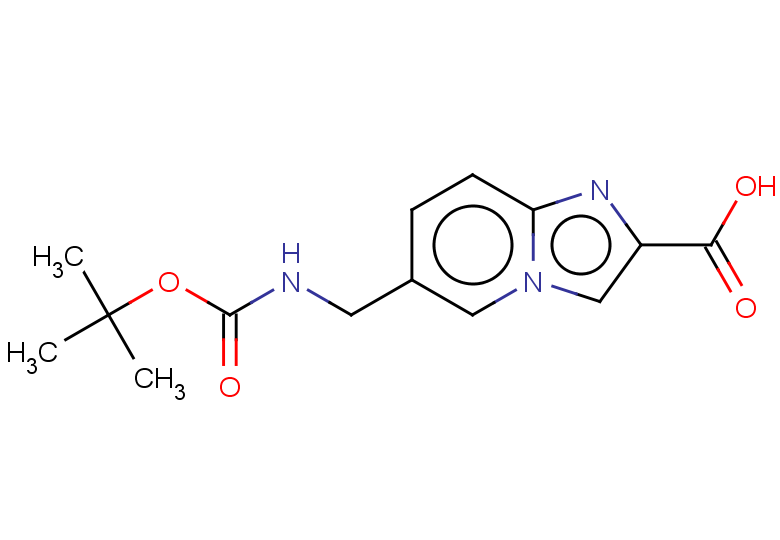 6-(((tert-butoxycarbonyl)amino)methyl)imidazo[1,2-a]pyridine-2-carboxylic acid