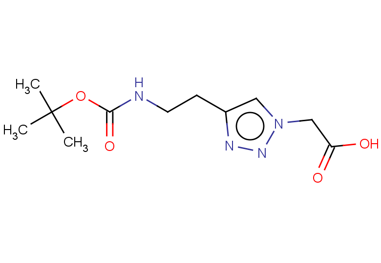 2-[4-(2-{[(tert-butoxy)carbonyl]amino}ethyl)-1H-1,2,3-triazol-1-yl]acetic acid