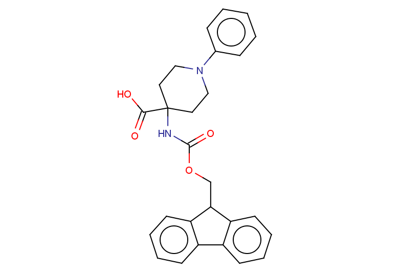 4-((((9H-fluoren-9-yl)methoxy)carbonyl)amino)-1-phenylpiperidine-4-carboxylic acid