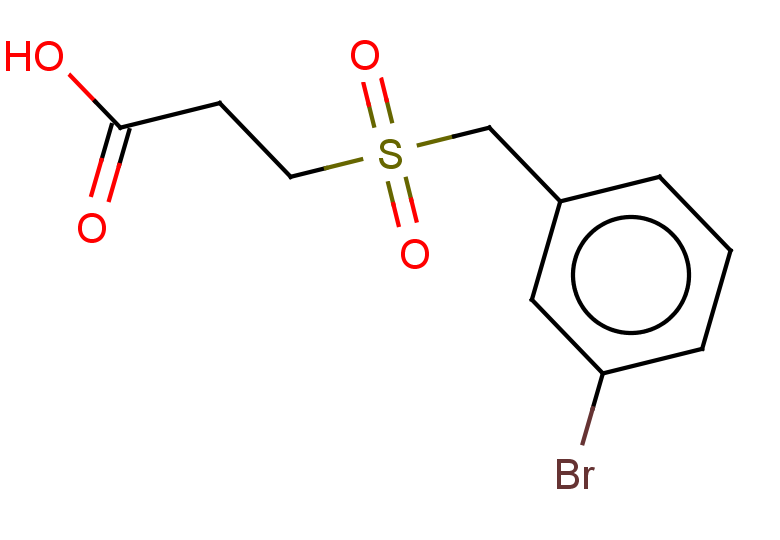 3-[(3-bromophenyl)methanesulfonyl]propanoic acid