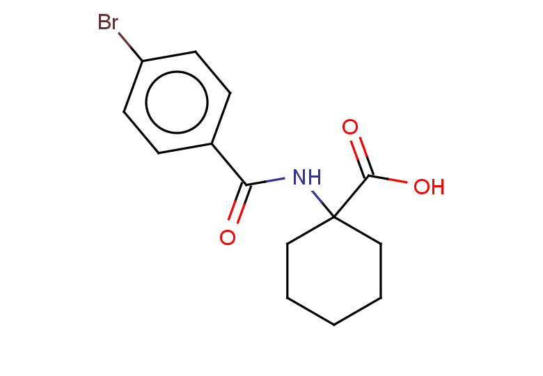 1-(4-bromobenzamido)cyclohexane-1-carboxylic acid