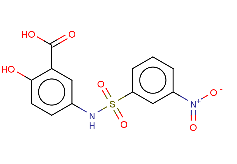 2-hydroxy-5-(3-nitrobenzenesulfonamido)benzoic acid