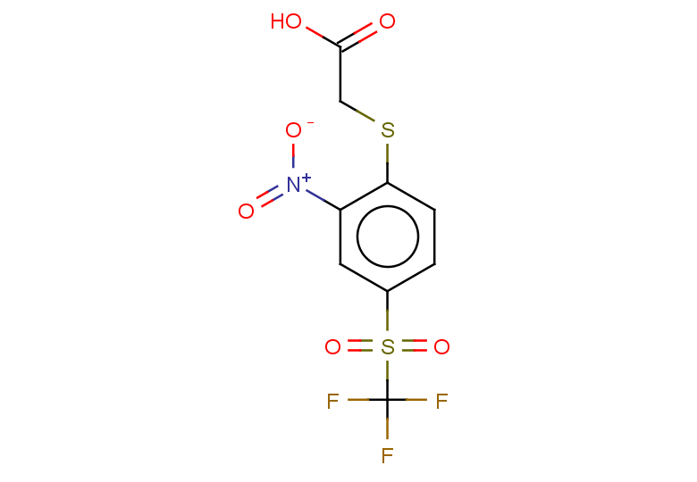 2-[(2-nitro-4-trifluoromethanesulfonylphenyl)sulfanyl]acetic acid
