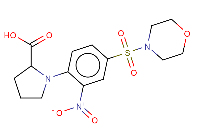 1-[4-(morpholine-4-sulfonyl)-2-nitrophenyl]pyrrolidine-2-carboxylic acid