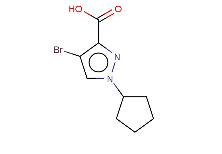 4-bromo-1-cyclopentyl-1H-pyrazole-3-carboxylic acid
