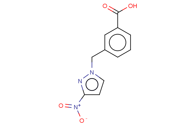 3-[(3-nitro-1H-pyrazol-1-yl)methyl]benzoic acid
