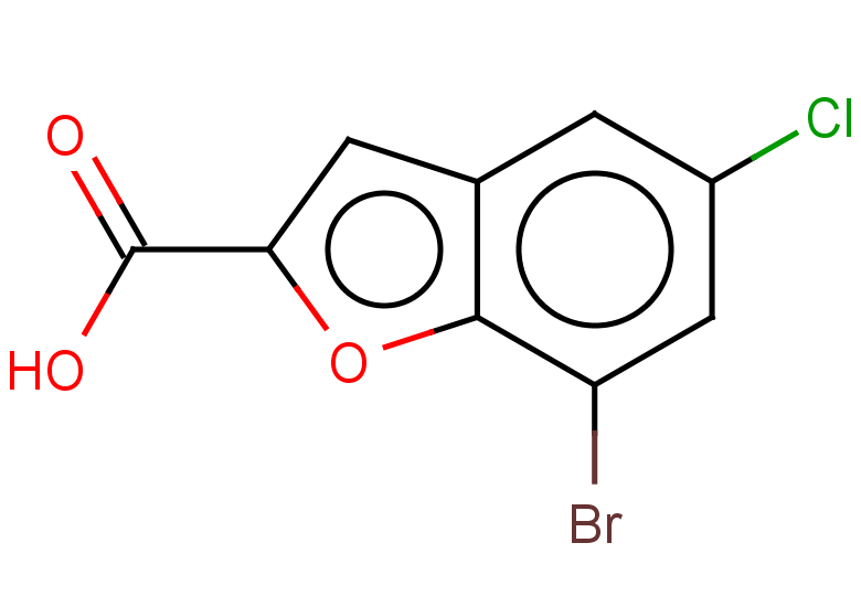 7-bromo-5-chloro-1-benzofuran-2-carboxylic acid
